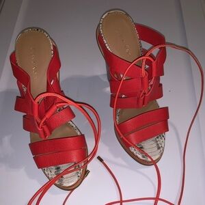 Calvin Klein lace up dress sandals size - 7.5